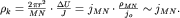 $ \rho_{k} = \frac{2\pi r^{2} }{MN} \cdot \frac{\Delta U}{J} = j_{MN} \cdot \frac{\rho_{MN} }{j_{o} } \sim j_{MN}.$