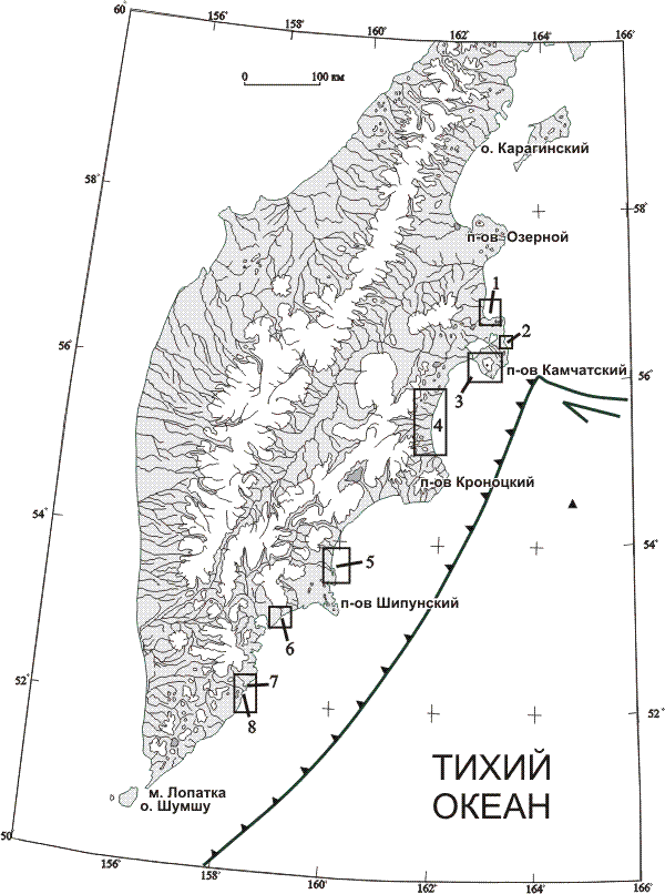 Статья: Цунами на тихоокеанском побережье Камчатки за последние 7000 лет: диагностика, датировка, частота