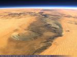 Кольцевая структура Ричат, пустыня Сахара, Мавритания.
