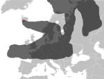 Прогноз распространения вулканического пепла над Европой на 17 апреля 2010 года